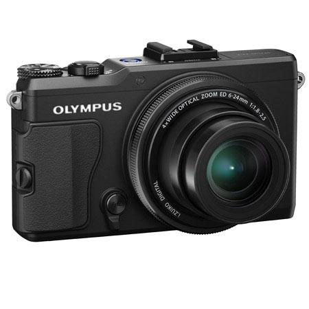 Olympus XZ-2 Digital Camera, 12MP, 28-112mm f/1.8-2.5 Lens, 4x Optical/Digital Zoom, 3" LCD Touchscreen, 1080p Full HD Video Recording with Optical Viewfinder VF-2 - Black