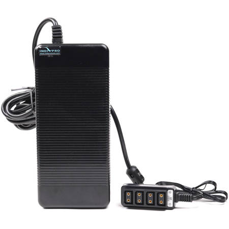 IndiPRO 10' 15V 20A AC Power Supply to 4-Way D-Tap Splitter