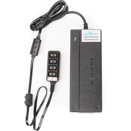 IndiPRO 8' 15V 10A Power Supply with 4x Female D-Tap Outputs