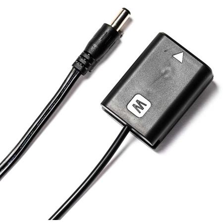 IndiPRO 20" 2.1mm to Sony NP-FW50 Type Dummy Battery Unregulated Cable