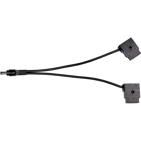IndiPRO 2.5mm Barrel Connector to Dual Female D-Tap Cable, 6"