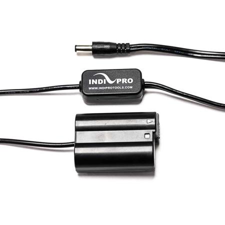 IndiPRO 24" 2.5mm DC Barrel to Nikon EN-EL15 Type Dummy Battery Cable