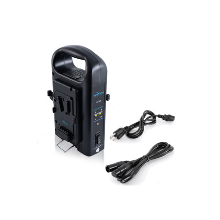 IndiPRO 2x Micro-Series 98Wh V-Mount Li-Ion Battery and Dual V-Mount Battery Charger Kit
