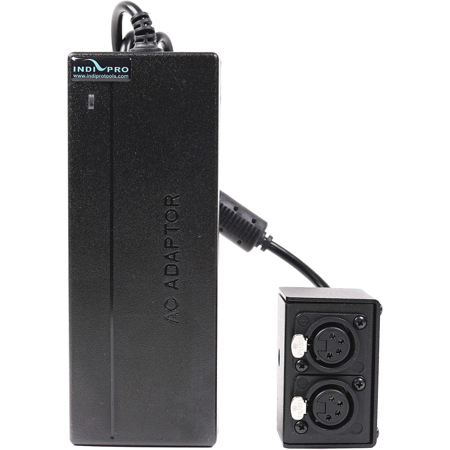 IndiPRO 10' 15V 10A AC Power Supply with Dual 4-Pin XLR Female Outputs