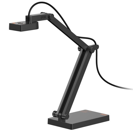 Ipevo V4K PRO 8MP USB Document Camera, Slate Gray