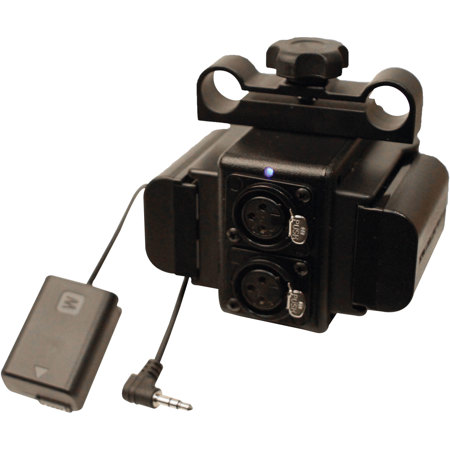 IndiPRO Power Grid & XLR Audio Box with Dual LP-E6 Plates for Sony a7 Camera