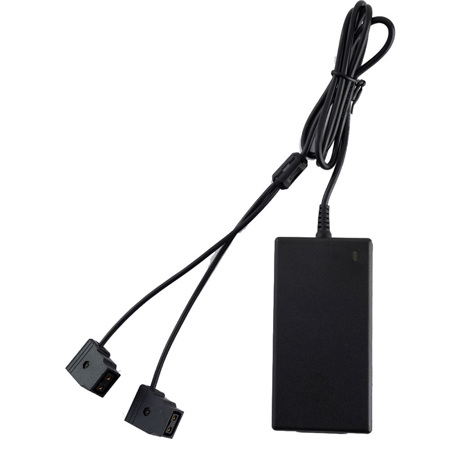 IndiPRO 12V/6A AC Power Supply to Dual Female D-Tap Outputs, 8'