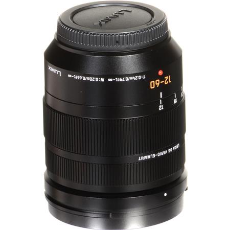 Panasonic Lumix G Leica DG Vario-Elmarit 12-60mm f/2.8-4.0 Aspherical Lens  for Micro Four Thirds, Black