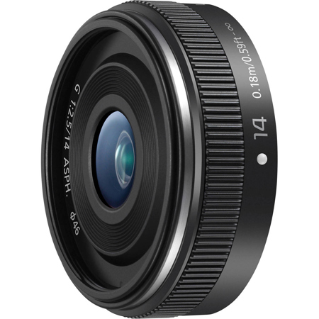 Panasonic Lumix G 14mm f/2.5 II Aspherical Lens for Micro Four Thirds