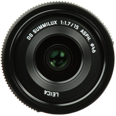 LUMIX G 15mm F1.7 ASPH.
フィルターと自動開閉キャップ付き Panasonic Lumix G Leica DG Summilux 15mm f/1.7 ASPH Lens by