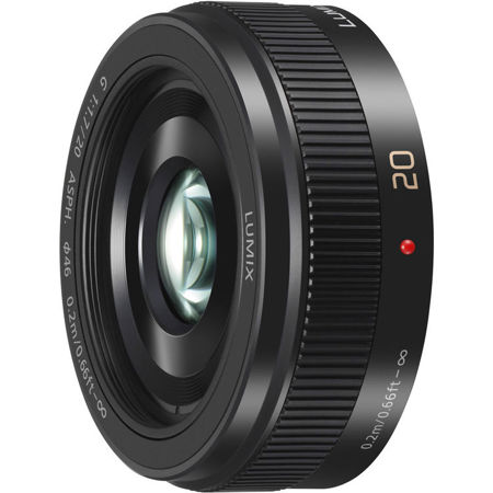 Panasonic LUMIX G 20mm f/1.7 II Aspherical Lens for Micro Four Thirds, Black