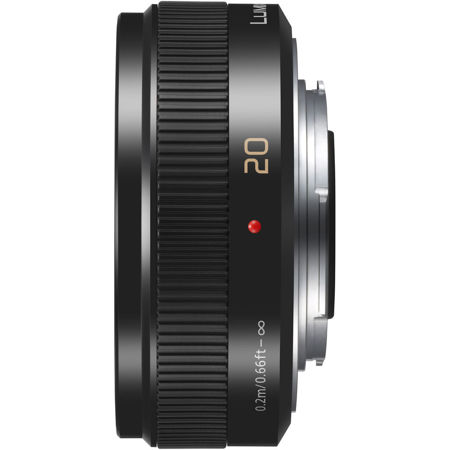 Panasonic LUMIX G 20mm f/1.7 II Aspherical Lens for Micro Four Thirds, Black