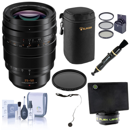 Panasonic LUMIX G Leica DG Vario-Summilux 25-50mm f/1.7 Lens for MFT w/Acc Kit