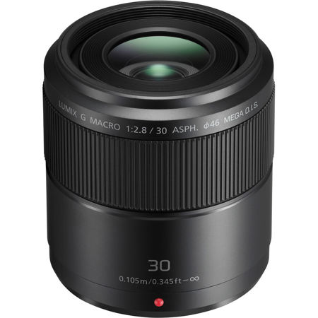 Panasonic LUMIX G Macro 30mm f/2.8 Aspherical MEGA O.I.S Lens for Micro Four Thirds System