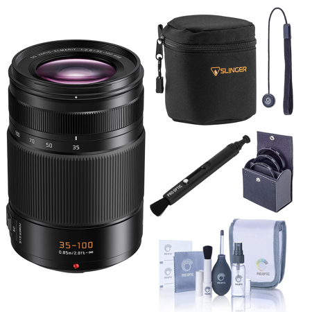 Panasonic Leica DG Vario-Elmarit 35-100mm f/2.8 Lens, Bundle with Included Value