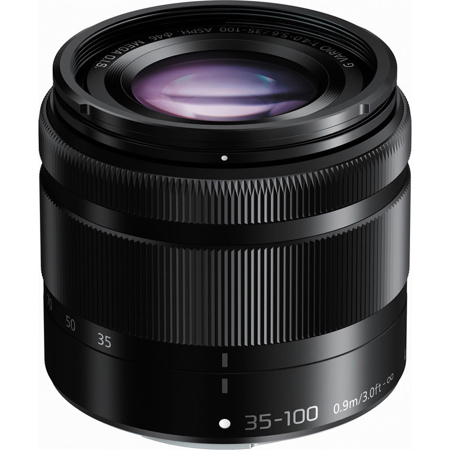 Panasonic LUMIX G Vario 35-100mm f/4.0-5.6 Lens for MFT, Black