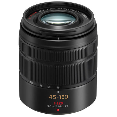 Used Panasonic 12-32mm F/3.5-5.6 Lumix G Vario Aspherical OIS Lens for Micro Four Thirds Lens Mount Systems - Black E