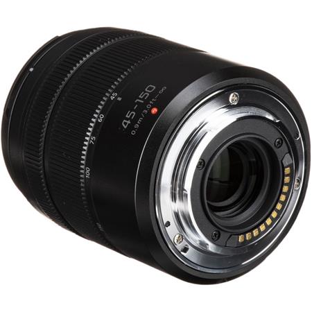 Panasonic Lumix G Vario 45-150mm f/4.0-5.6 Aspherical Lens for Micro Four  Thirds, Matte Black