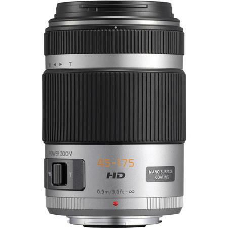 Panasonic 45-175/4-5.6 Lumix GX Vario Zoom Lens- Silver
