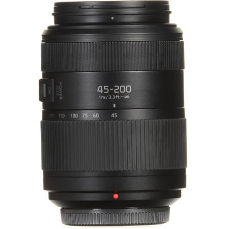 Panasonic Lumix G Vario 45-200mm f/4-5.6 II Lens for Micro Four Thirds