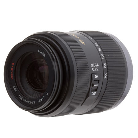 Used Panasonic 45-200mm f/4-5.6 G Vario MEGA O.I.S. Lens for