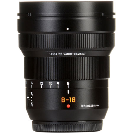 Panasonic Leica DG Vario-Elmarit 8-18mm f/2.8-4 Lens, MFT, w/67mm