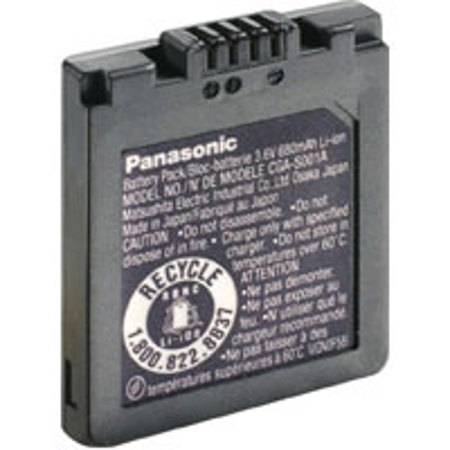 Panasonic Lithium Ion Rechargeable Battery for the DMC-F1 and DMC-FX5 Digital Cameras.