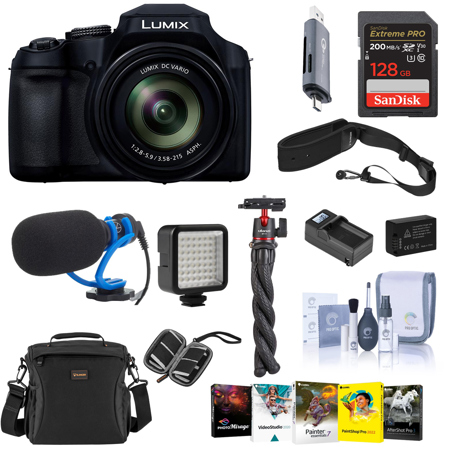 Panasonic LUMIX FZ80D 18.1MP Digital Camera, Bundle with Accessories Kit