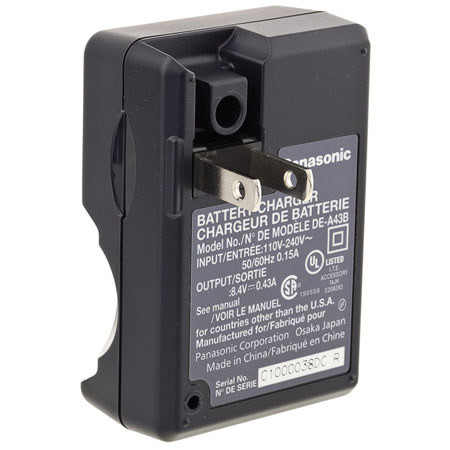 Panasonic DE-A43BB Battery Charger for CGR-S006A