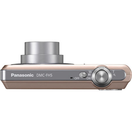 Panasonic Lumix DMC-FH5 16.1MP Digital Camera, Gold