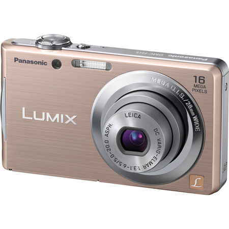 Panasonic Lumix DMC-FH5 16.1MP Digital Camera, Gold
