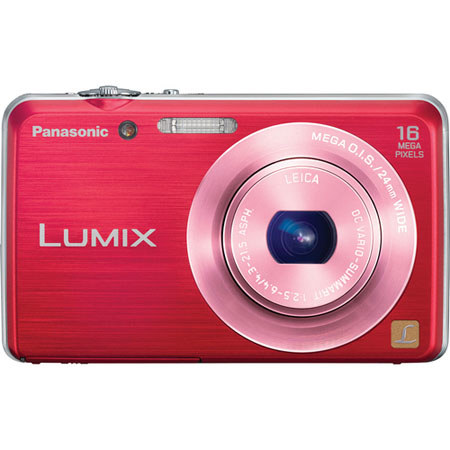 Panasonic Lumix DMC-FH8 Digital Camera, Red