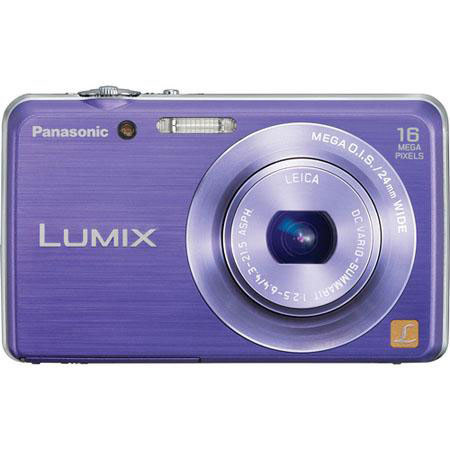 Panasonic Lumix DMC-FH8 Digital Camera Violet Bundle 4GB