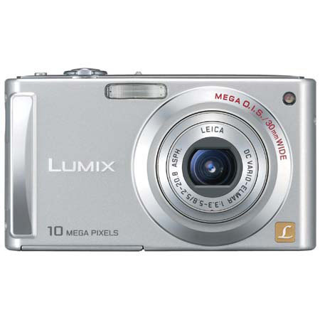 Panasonic Lumix DMC-FS5 Digital Camera with 30mm Wide-Angle Lens, 10.1 Megapixel, 4x Optical Zoom & 4x Digital Zoom, Silver