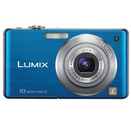 Panasonic Lumix DMC-FS7A 10.1MP Compact Camera Kit,Blue