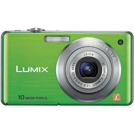 Panasonic Lumix DMC-FS7G 10.1MP Cmpct Dig Cam Kit,Green