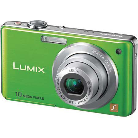 Panasonic Lumix DMC-FS7G 10.1 MP Compact Dig Cam, Green