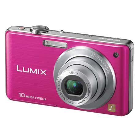 Panasonic Lumix DMC-FS7P 10.1MP Compact Dig Cam, Pink