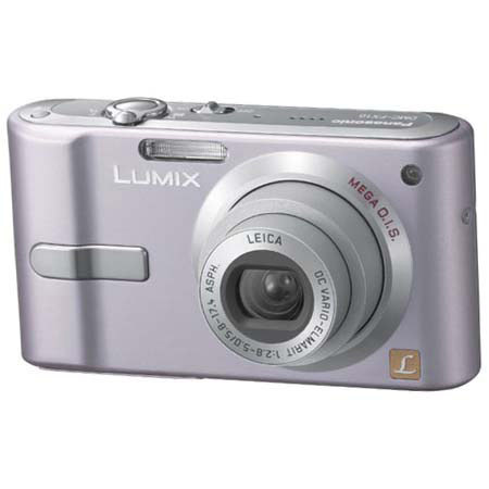 Panasonic Lumix DMC-FX10P Digital Point & Shoot Camera, 6.0 Megapixel, 3x Optical, 4x Digital Zoom, MEGA Optical Image Stabilization and 2.5" LCD, Pink Finish