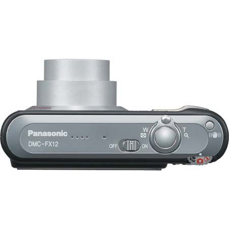 Panasonic Lumix DMC-FX12K Digital Point & Shoot Camera, 7.2 Megapixel, 3x Optical, 4x Digital Zoom, MEGA Optical Image Stabilization and 2.5" Diagonal LCD, Black