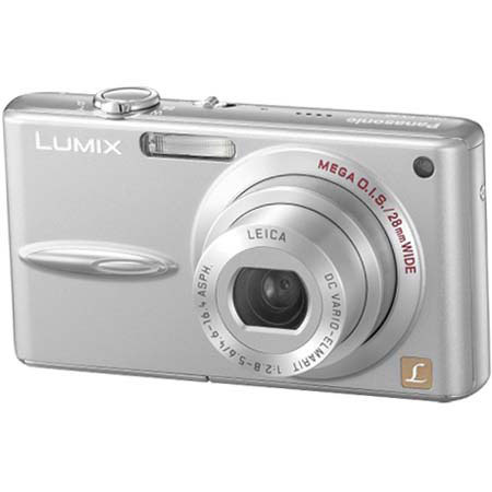 Panasonic Lumix DMC-FX30S Digital Camera, 7.2 MP, 3.6x Optical, 4x Digital Zoom, MEGA Optical Image Stabilization and 2.5" Diagonal LCD, Silver Finish