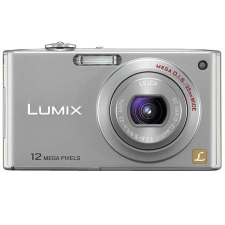 Panasonic Lumix DMC-FX48S 12.1MP Cmpct Dig Cam Kit,Slvr