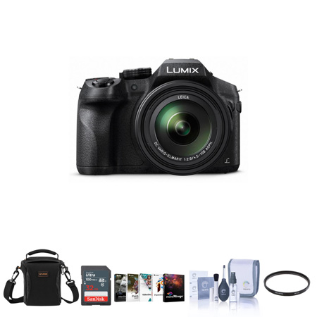 Panasonic Lumix DMC-FZ200 12.1 Megapixel Bridge Camera, Black 