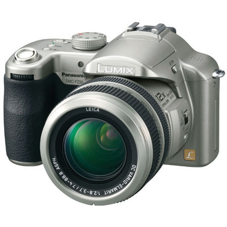 Disc. nic Lumix DMC-FZ30S Digital SLR Camera, 8.0 MP, 12x Optical, 4x Digital Zoom, MEGA Optical Image Stabilizer, Silver