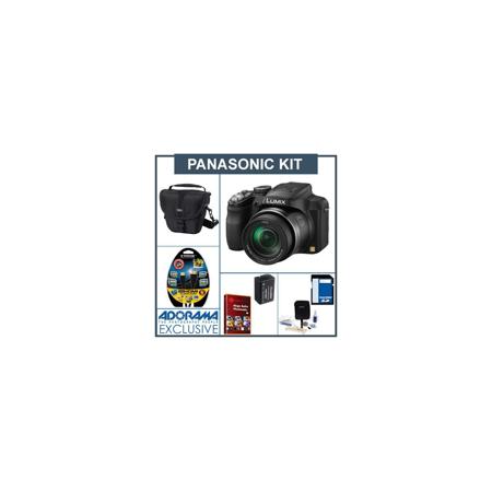 Panasonic Lumix DMC-FZ60 Camera, with Accessory Bundle