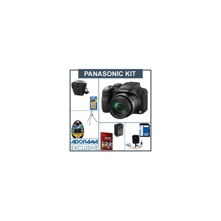 Panasonic Lumix DMC-FZ60 Camera, with Accessory Bundle
