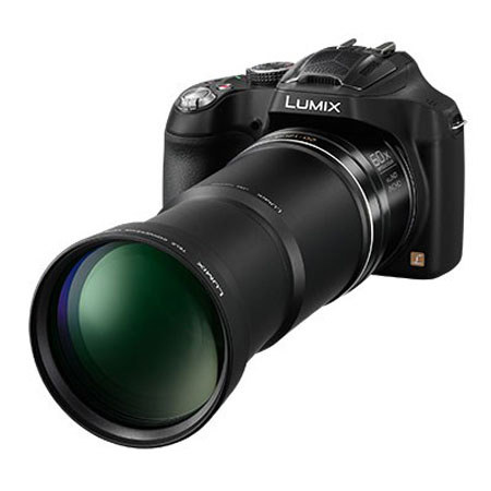 Panasonic Lumix DMC-FZ70 Digital Camera, 16.1MP, 20-1200mm Focal Length, 60x Optical Zoom, Full HD 1080/60i Recording, 3" Display, Dolby Digital Sound