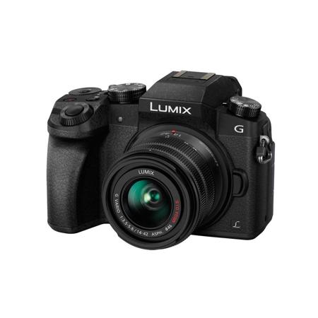 Panasonic LUMIX DMC-G7 Mirrorless with 14-42mm Lens, Black