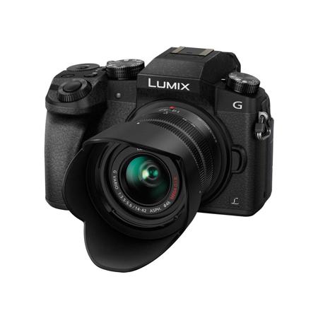 Panasonic LUMIX DMC-G7 Mirrorless with 14-42mm Lens, Black DMC-G7KK