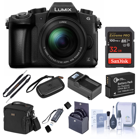 Panasonic LUMIX DMC-G85 Camera w/12-60mm f/3.5-5.6 OIS Lens, with Essentials Kit